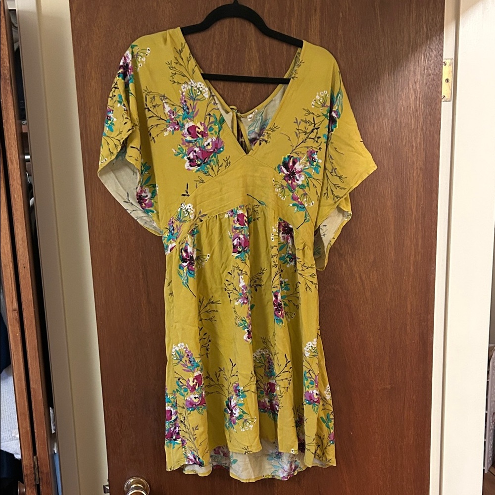 Rip Curl Yellow Floral Dress
